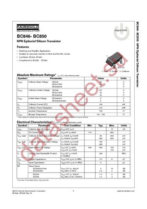 BC846AMTF datasheet  